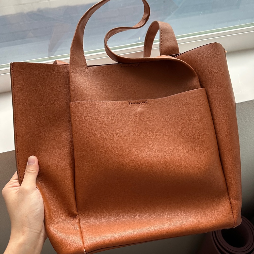 ZARA Leather Tote